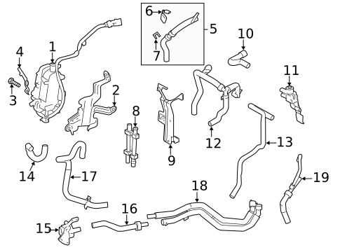 Hoses & Pipes for 2018 Ford C-Max #0