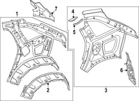 Inner Structure for 2025 Mercedes-Benz EQS 580 SUV #0
