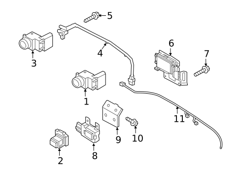 Parking Aid for 2017 Genesis G90 #0