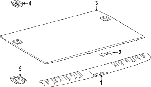 Interior Trim - Rear Body for 2025 Toyota 4Runner #1