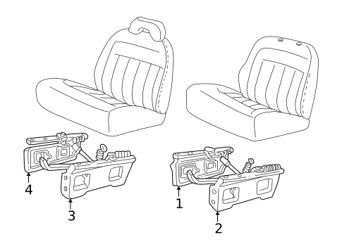 Tracks & Components for 1998 GMC C2500 Pickup #2
