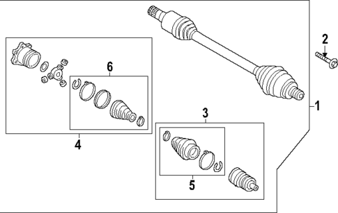 Drive Axles for 2025 Volkswagen ID.4 #0