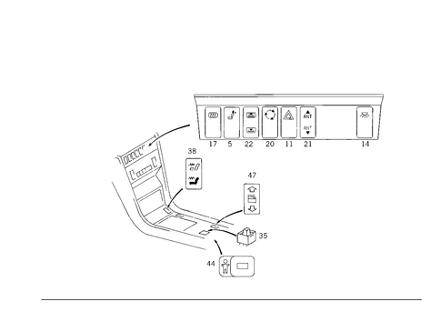 Switches & Switch Brightness Follow-Up for 1988 Mercedes-Benz 300CE #2