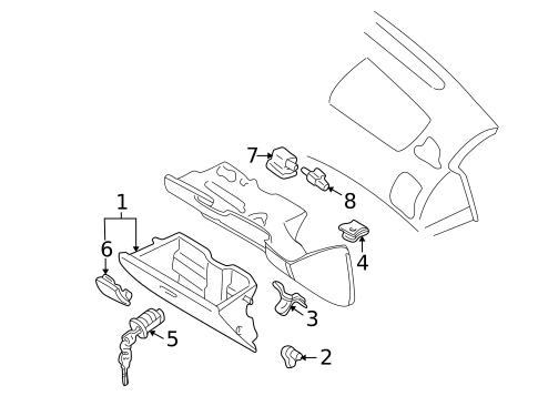 Instrument Panel for 2001 INFINITI QX4 #1