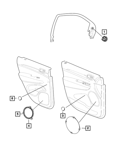 Radio, Antenna, Speakers, DVD, and Video systems for 2018 Jeep Grand Cherokee #5