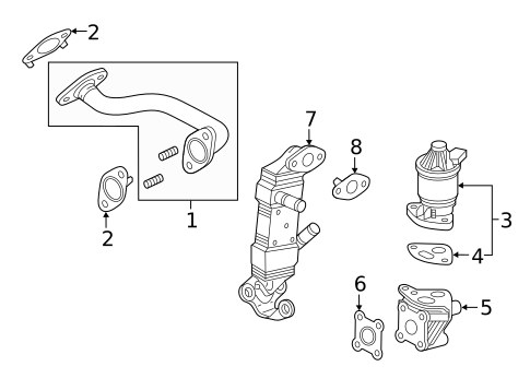 Emission Components for 2019 Honda Clarity #2