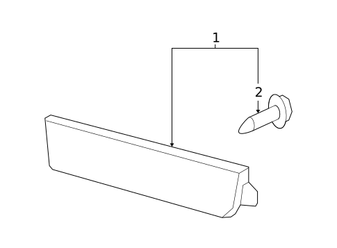 Side Marker Lamps for 2016 Chevrolet Silverado 1500 #2