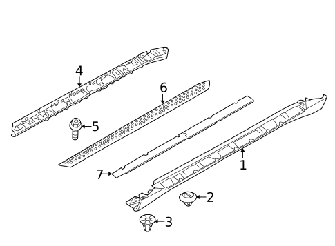 Exterior Trim - Pillars for 2016 BMW X6 #0