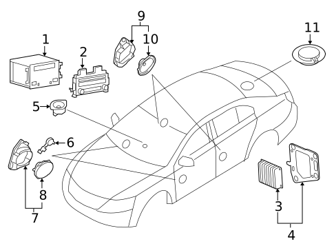 Sound System for 2013 Lincoln MKS #0