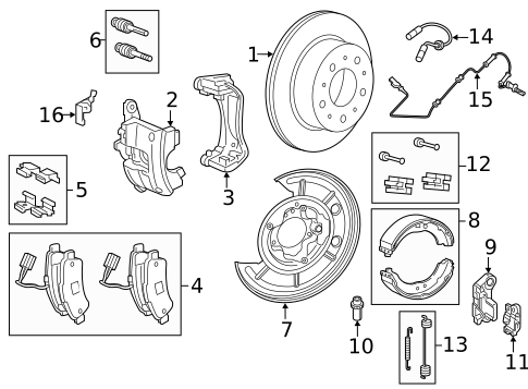 Front Brakes for 2020 Ram ProMaster 2500 #1