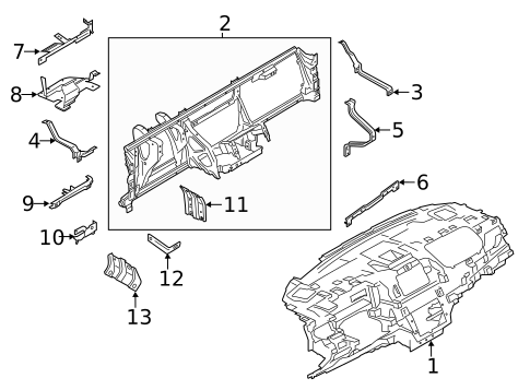 Instrument Panel for 2016 Lincoln MKC #0