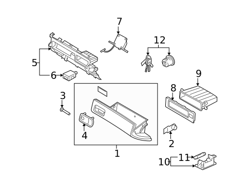 Instrument Panel for 2007 Kia Amanti #1