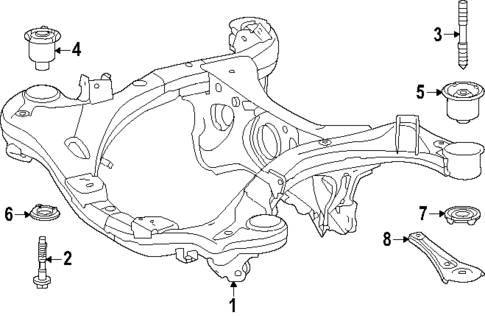 Suspension Mounting for 2025 Toyota Crown Signia #0