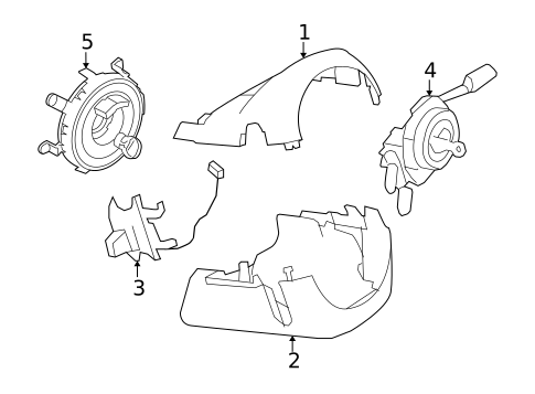 Shroud, Switches & Levers for 2017 BMW X6 #0