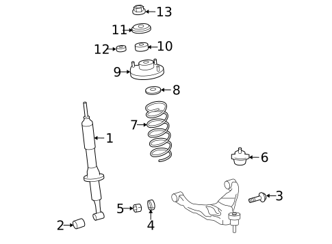 Struts & Components for 2009 Toyota FJ Cruiser #0