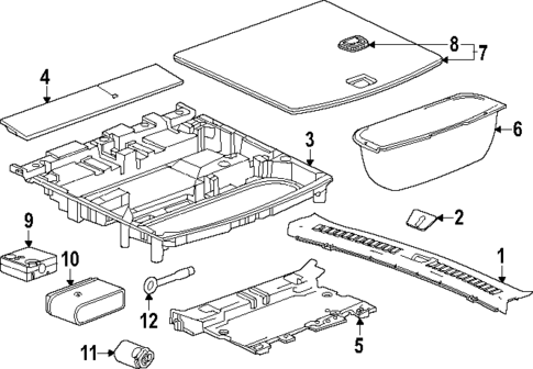 Interior Trim - Rear Body for 2024 Chevrolet Blazer EV #0