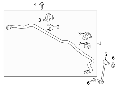 Stabilizer Bar & Components for 2020 Kia Optima #0