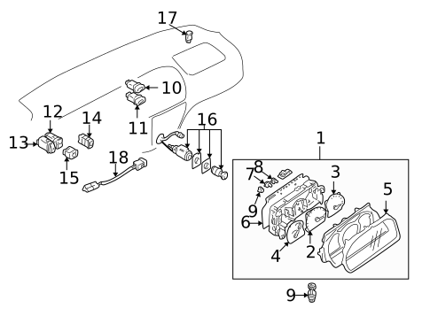 Window Defroster for 2001 Chevrolet Tracker #1