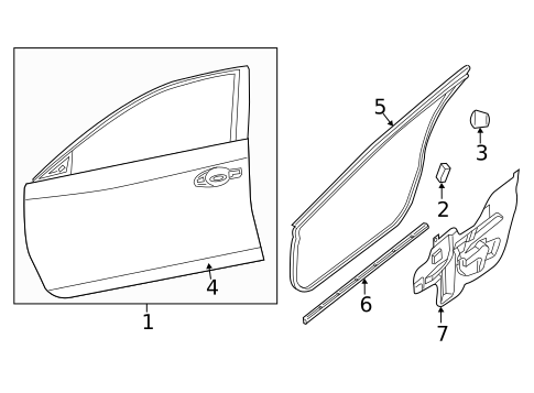 Door & Components for 2017 Nissan Altima #0