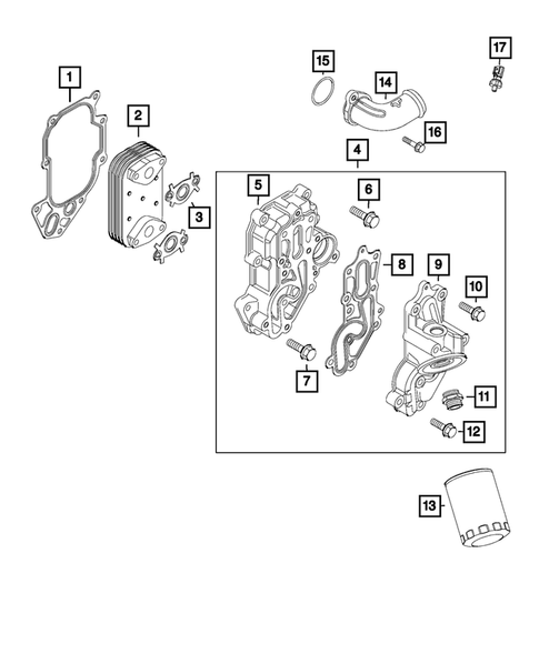 Engine Oiling, Oil Pan and Indicator (Dipstick) for 2014 Ram ProMaster 2500 #2
