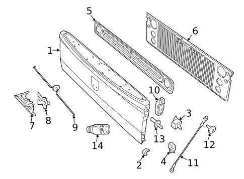 Tailgate for 2012 Ram 2500 #0