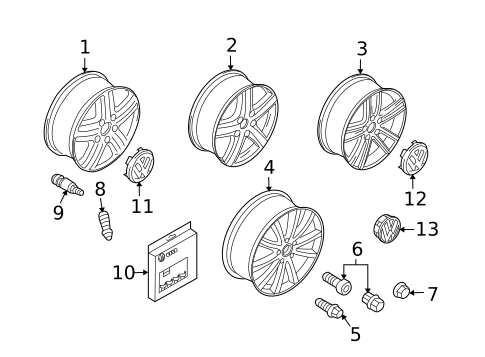 Wheels for 2010 Volkswagen Touareg #0