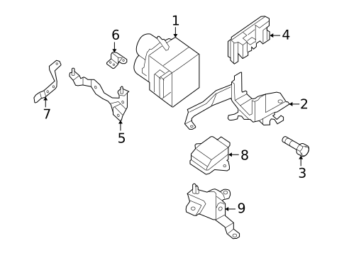 Anti-Lock Brakes for 2009 Nissan Altima #0