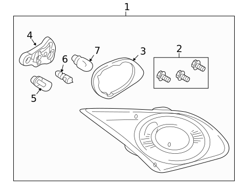Tail Lamps for 2009 Volkswagen CC #1