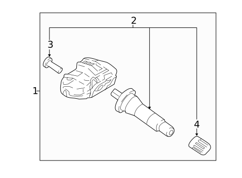 Tire Pressure Monitor Components for 2017 Ford Edge #9