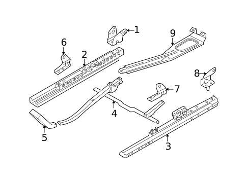 Tracks & Components for 1999 Porsche Boxster #2