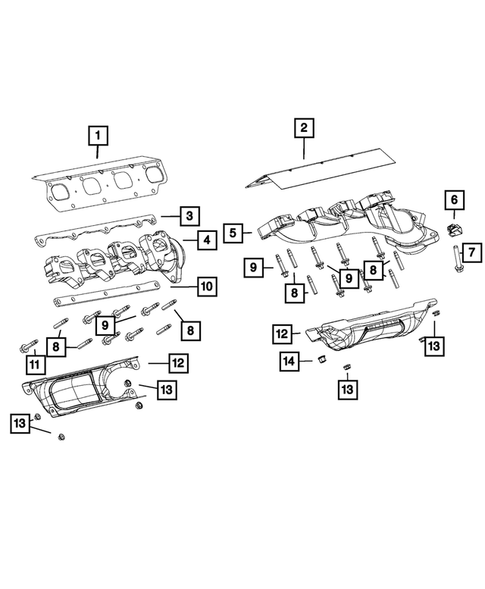 Manifolds and Vacuum Fittings for 2018 Ram 2500 #0