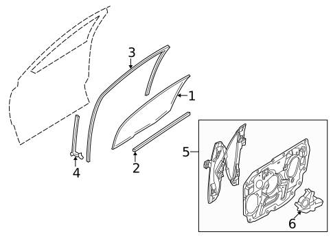 Front Door for 2009 Ford Taurus X #0