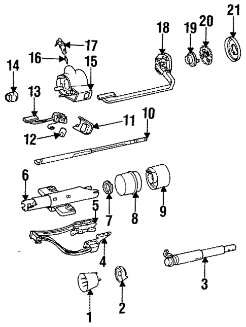 Ignition Lock for 1993 Oldsmobile Cutlass Ciera #1