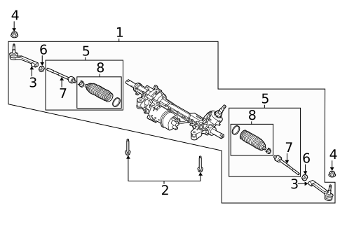 Steering Gear & Linkage for 2025 Lincoln Aviator #0