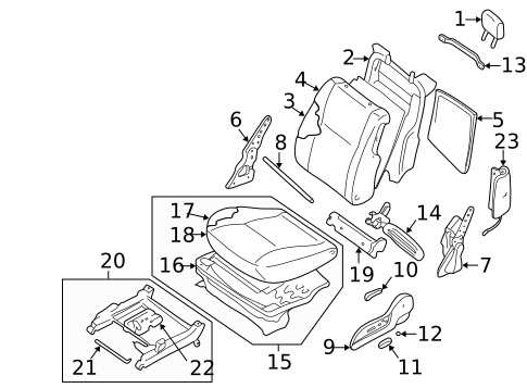 Power Seats for 2003 INFINITI Q45 #4