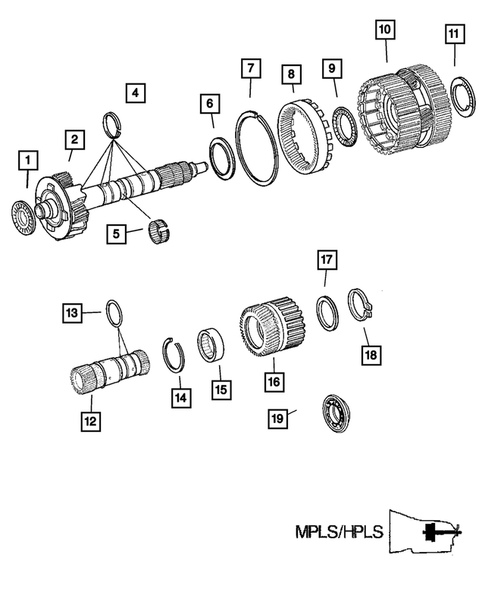Gear Train for 2005 Dodge Sprinter 2500 #1