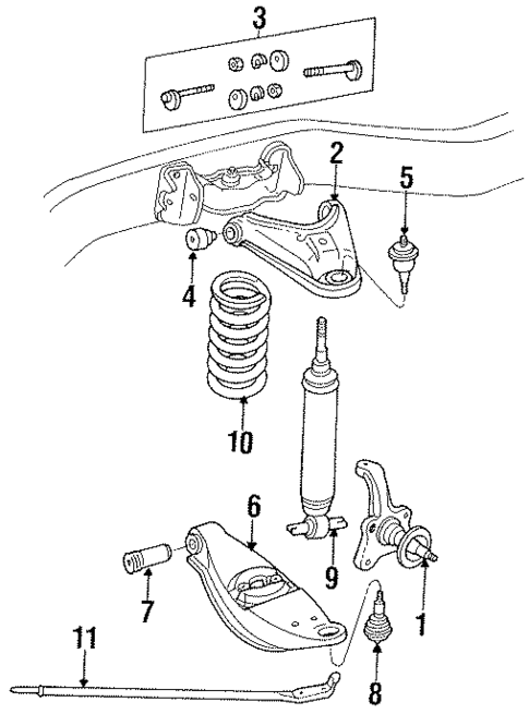 Suspension Components for 1986 Dodge Ramcharger #1