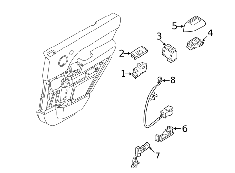 Rear Door for 2017 Land Rover Range Rover Sport #1