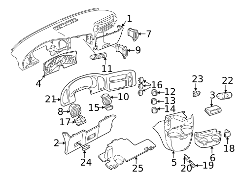 Auxiliary Heater & AC for 2001 GMC Safari #1