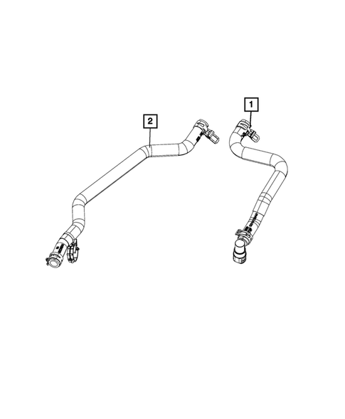 Air Conditioner and Heater Plumbing for 2019 Ram 3500 #5