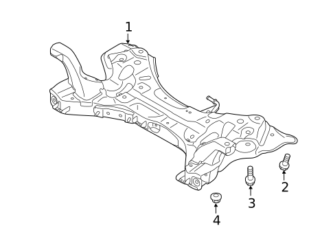 Suspension Mounting for 2015 Kia Optima #1