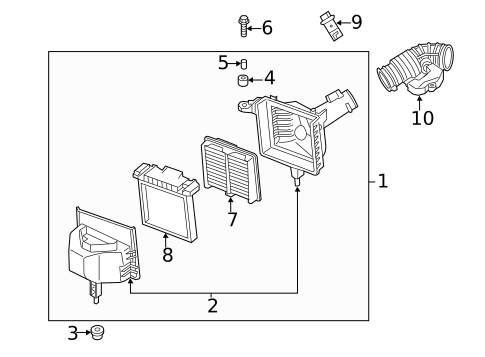 Air Intake for 2014 INFINITI Q70 #1