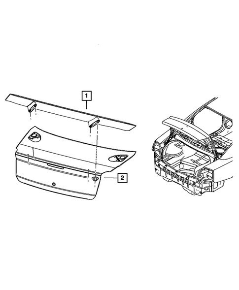 Moldings and Ornamentation for 2009 Dodge Charger #1