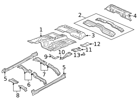 Floor - Cab for 2008 Mitsubishi Raider #0