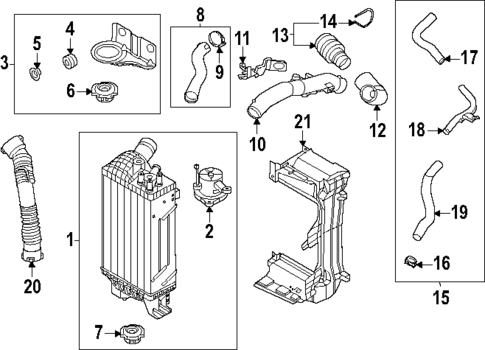 Intercooler for 2024 Hyundai Santa Fe #0
