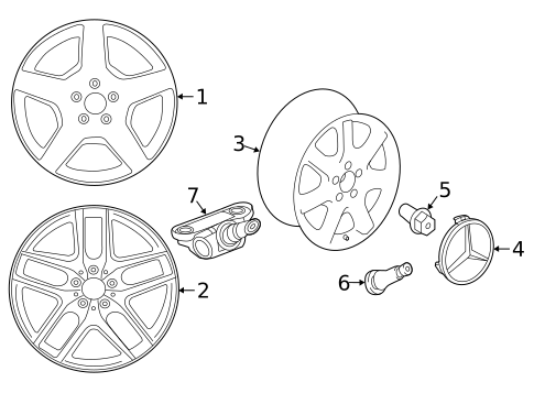 Wheels for 2018 Mercedes-Benz GLC350e #0