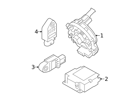 Air Bag Components for 2014 Kia Forte Koup #0