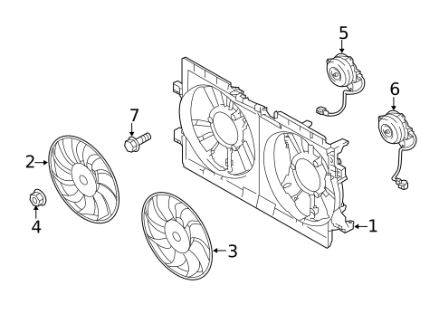 Cooling Fan for 2023 Subaru Crosstrek #0