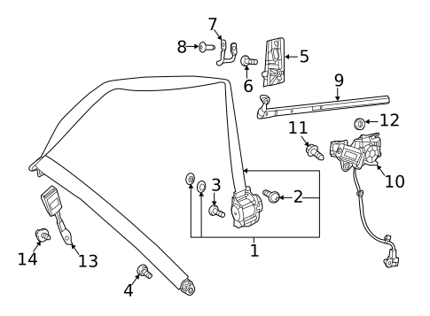 Seat Belt for 2021 Mercedes-Benz C63 AMG #4