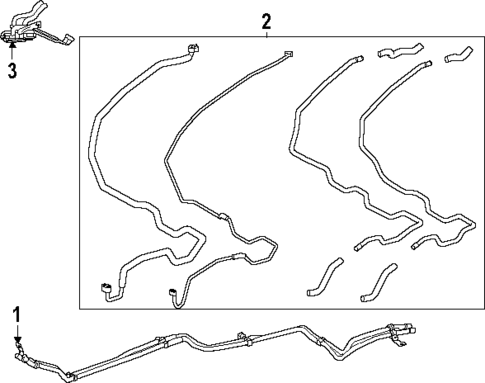 Hoses & Pipes for 2025 Lexus GX550 #2